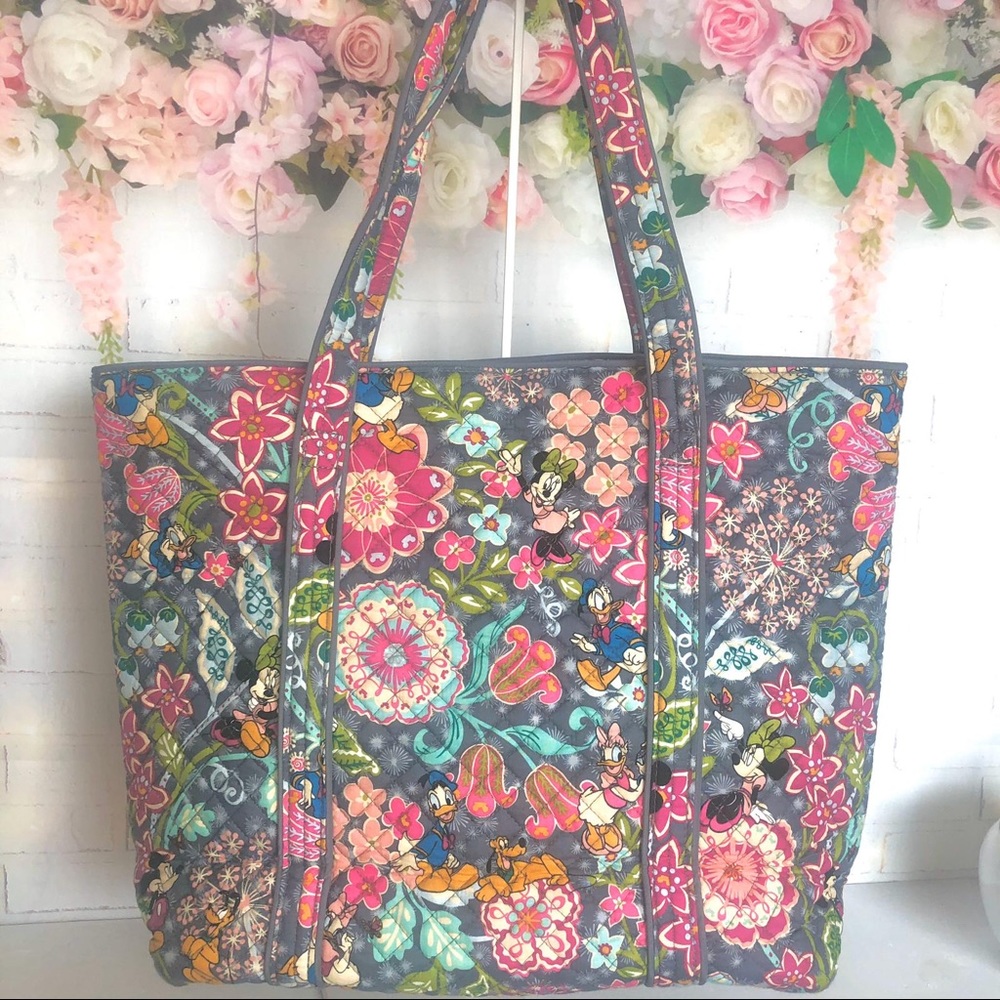 Disney Vera Bradley Mickey and Friends Tote NWT